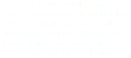 En el año 2000 desarrollamos nuestra propia marca dedicada al mundo de los envases y toda la ingeniería del sellado, nuestra marca registrada MASAM, con su imagen de marca correspondiente, la que nos representa en todo el mundo 